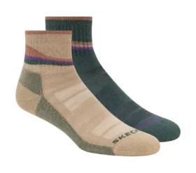 Paquete de 2 pares de calcetines Trail Quarter para mujer