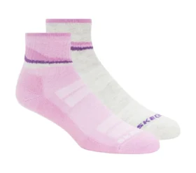 Paquete de 2 pares de calcetines Trail Quarter para mujer