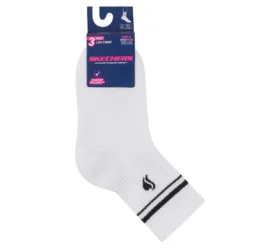 Paquete de 3 pares de calcetines bajos acanalados para niñas