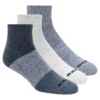 Paquete de 3 pares de calcetines cortos con bloques de color para hombre