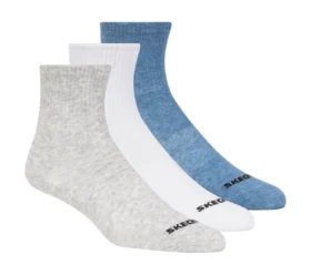 Paquete de 3 pares de calcetines cortos de algodón para niños