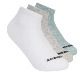 Paquete de 3 pares de calcetines cortos de algodón para niños