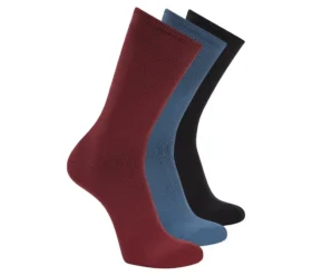 Paquete de 3 pares de calcetines cortos de felpa reflectantes para hombre