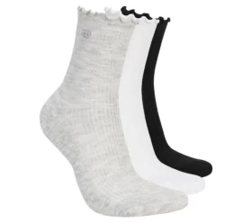 Paquete de 3 pares de calcetines de tobillo Lettuce para mujer Paquete de 3 pares de calcetines de tobillo Lettuce para mujer