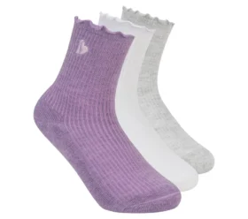 Paquete de 3 pares de calcetines de tobillo Lettuce para niños