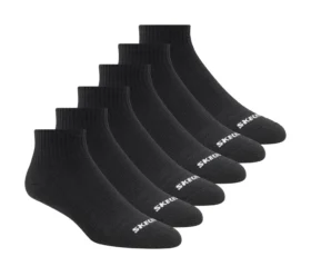 Paquete de 6 pares de calcetines Core Quarter Medium