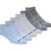 Paquete de 6 pares de calcetines de corte bajo sin tejido de rizo Paquete de 6 pares de calcetines de corte bajo sin tejido de rizo