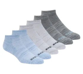 Paquete de 6 pares de calcetines de corte bajo sin tejido de rizo Paquete de 6 pares de calcetines de corte bajo sin tejido de rizo