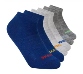 Paquete de 6 pares de calcetines de corte bajo sin tejido de rizo