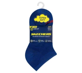 Paquete de 6 pares de calcetines de corte bajo sin tejido de rizo