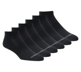 Paquete de 6 pares de calcetines deportivos de corte bajo con rayas para mujer Paquete de 6 pares de calcetines deportivos de corte bajo con rayas para mujer