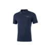 Polo casual de manga corta con letras impresas «Navy»