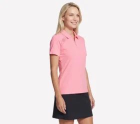 Polo de manga corta con cremallera frontal Birdie de GO GOLF