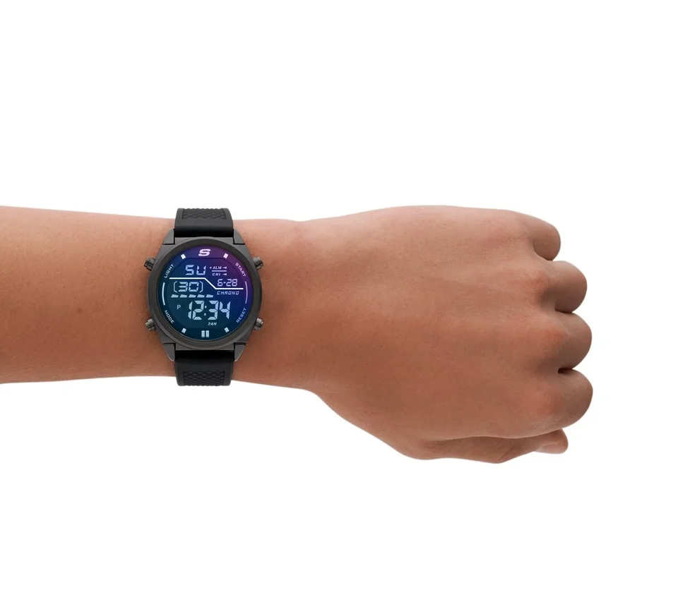 Reloj digital con esfera azul de Skechers Accesorios Reloj digital con esfera azul de Skechers Accesorios