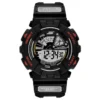 Reloj digital negro Reloj digital negro