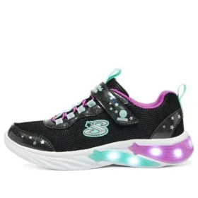 S-Lights: Zapatos Glow-Brites «Black Purple Green»