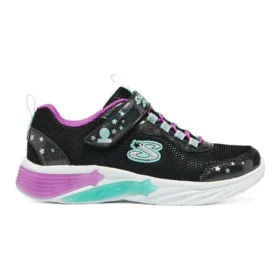 S-Lights: Zapatos Glow-Brites «Black Purple Green»