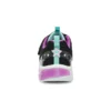 S-Lights: Zapatos Glow-Brites «Black Purple Green»