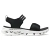 Sandalia Go Glide-Step Flex «Negro Blanco»
