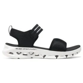 Sandalia Go Glide-Step Flex «Negro Blanco»