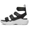 Sandalias altas Dlt-A Negro/Blanco