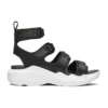 Sandalias altas Dlt-A Negro/Blanco