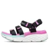 Sandalias casuales con Max Cushioning Negro/Púrpura