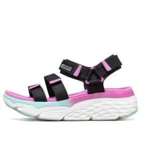 Sandalias casuales con Max Cushioning Negro/Púrpura