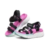 Sandalias casuales con Max Cushioning Negro/Púrpura