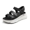 Sandalias casuales Ultra Flex, color negro