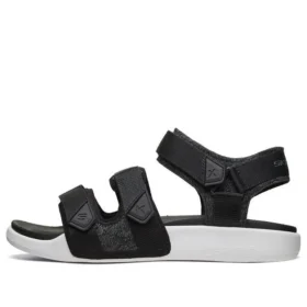 Sandalias deportivas para exteriores con velcro, negro y blanco Sandalias deportivas para exteriores con velcro, negro y blanco