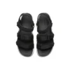 Sandalias deportivas para exteriores con velcro, negro y blanco