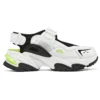 Sandalias DLites «Blanco, Negro, Verde Neón»