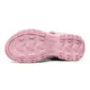 Sandalias Dlites Lightweight Cozy Sports para niños grandes, color rosa y rojo