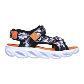 Sandalias Hypno Splash K Negro/Naranja
