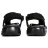 Sandalias ligeras y cómodas para deportes de playa al aire libre, color negro