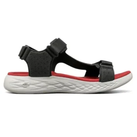 Sandalias On-the-GO 600 con velcro Negro/Rojo
