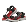 Sandalias On-the-GO 600 con velcro Negro/Rojo