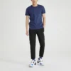 Skechers de manga corta para hombre, azul
