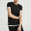 Skechers de manga corta para hombre, color negro
