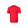 Skechers para hombre, entrenamiento, running, deportivo, de punto, manga corta, rojo payaso