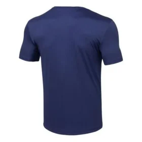 Skechers para hombre, entrenamiento, running, deportivo, tejido de punto, manga corta, azul