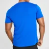 Skechers para hombre, entrenamiento, running, deportivo, tejido de punto, manga corta, azul