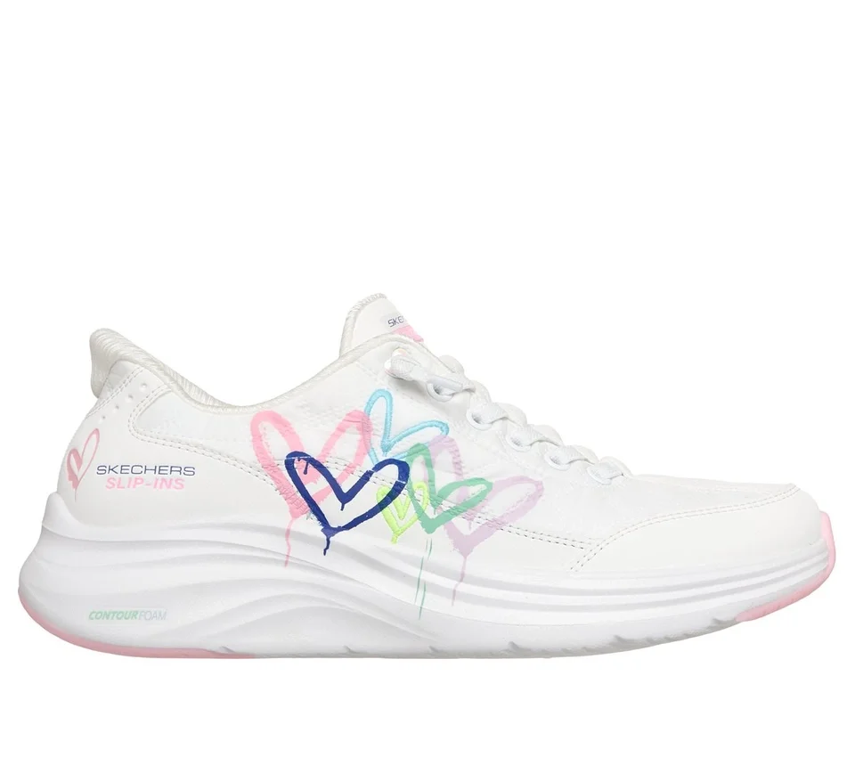 Skechers Slip-ins JGoldcrown: Espuma Contour – Ajuste cómodo y corazón atemporal Skechers Slip-ins JGoldcrown: Espuma Contour – Ajuste cómodo y corazón atemporal