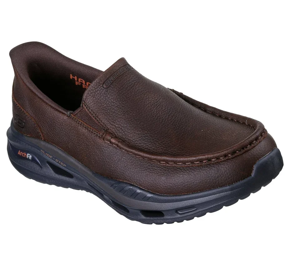 Skechers Slip-ins Relaxed Fit: Arch Fit Orvan – Glide Moc Skechers Slip-ins Relaxed Fit: Arch Fit Orvan – Glide Moc