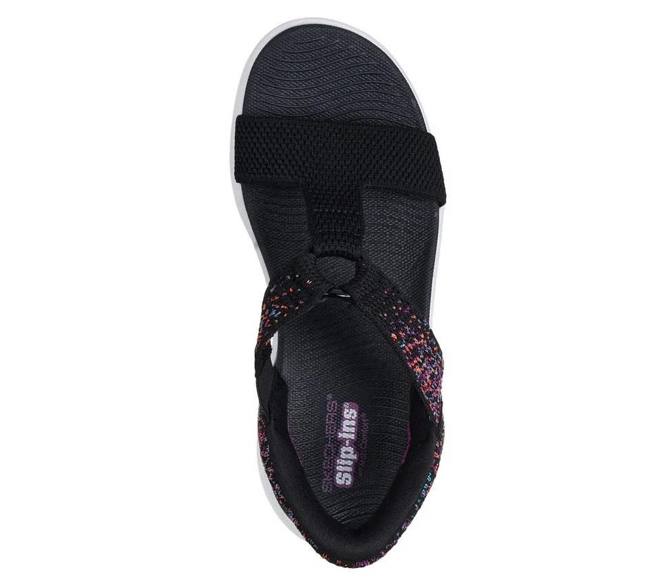 Skechers Slip-ins: Sandalia Go Walk Massage Fit – Confetti Sky Skechers Slip-ins: Sandalia Go Walk Massage Fit – Confetti Sky
