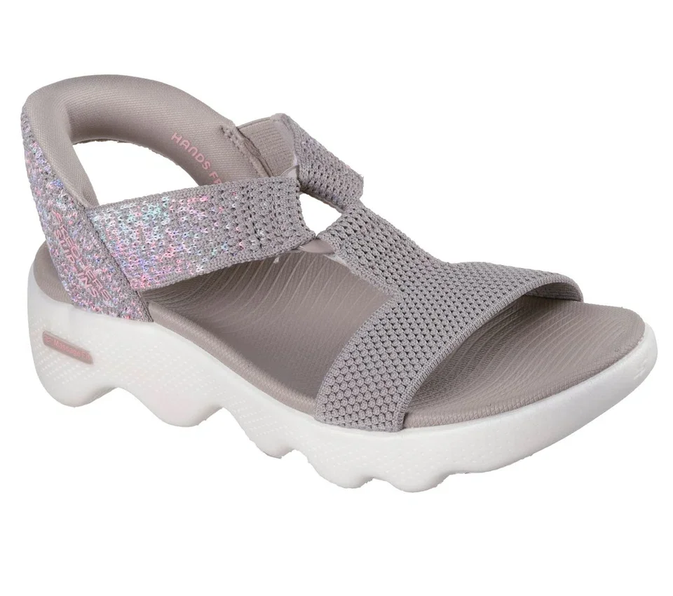 Skechers Slip-ins: Sandalia Go Walk Massage Fit – Confetti Sky Skechers Slip-ins: Sandalia Go Walk Massage Fit – Confetti Sky