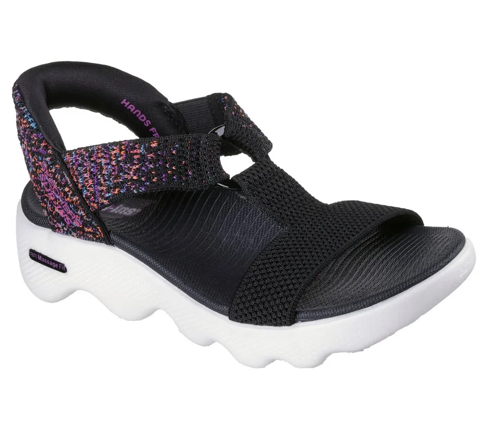 Skechers Slip-ins: Sandalia Go Walk Massage Fit – Confetti Sky Skechers Slip-ins: Sandalia Go Walk Massage Fit – Confetti Sky