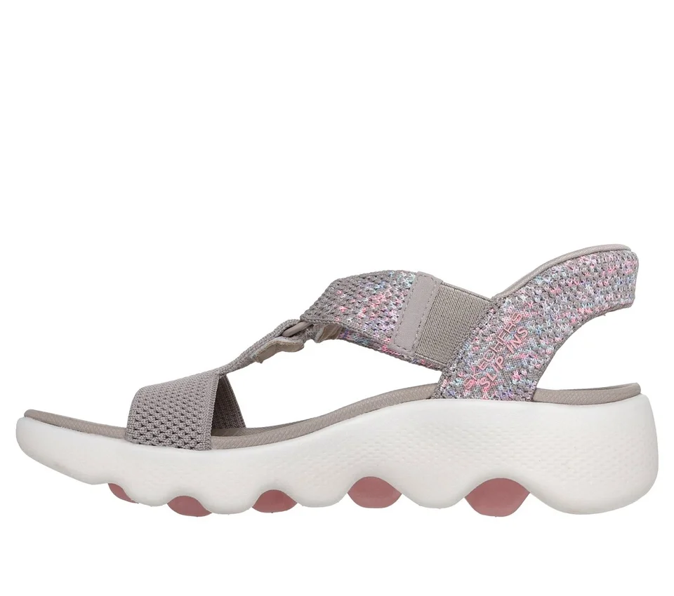 Skechers Slip-ins: Sandalia Go Walk Massage Fit – Confetti Sky Skechers Slip-ins: Sandalia Go Walk Massage Fit – Confetti Sky