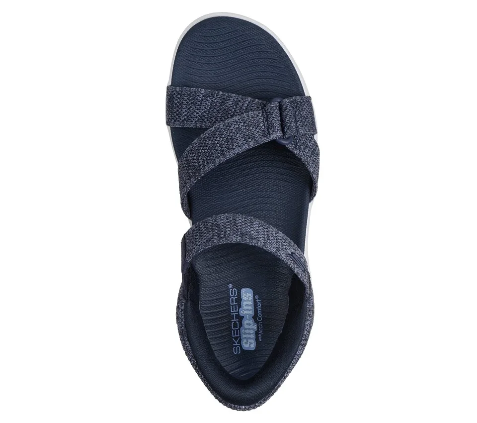 Skechers Slip-ins: Sandalia Go Walk Massage Fit – Heather Skechers Slip-ins: Sandalia Go Walk Massage Fit – Heather